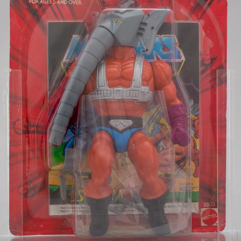 MASTERS OF THE UNIVERSE, Fisto series 3 AFA80 Y-NM samt Snout Spout series 5 AFA75 EX+/NM, Mattel 1984-86.