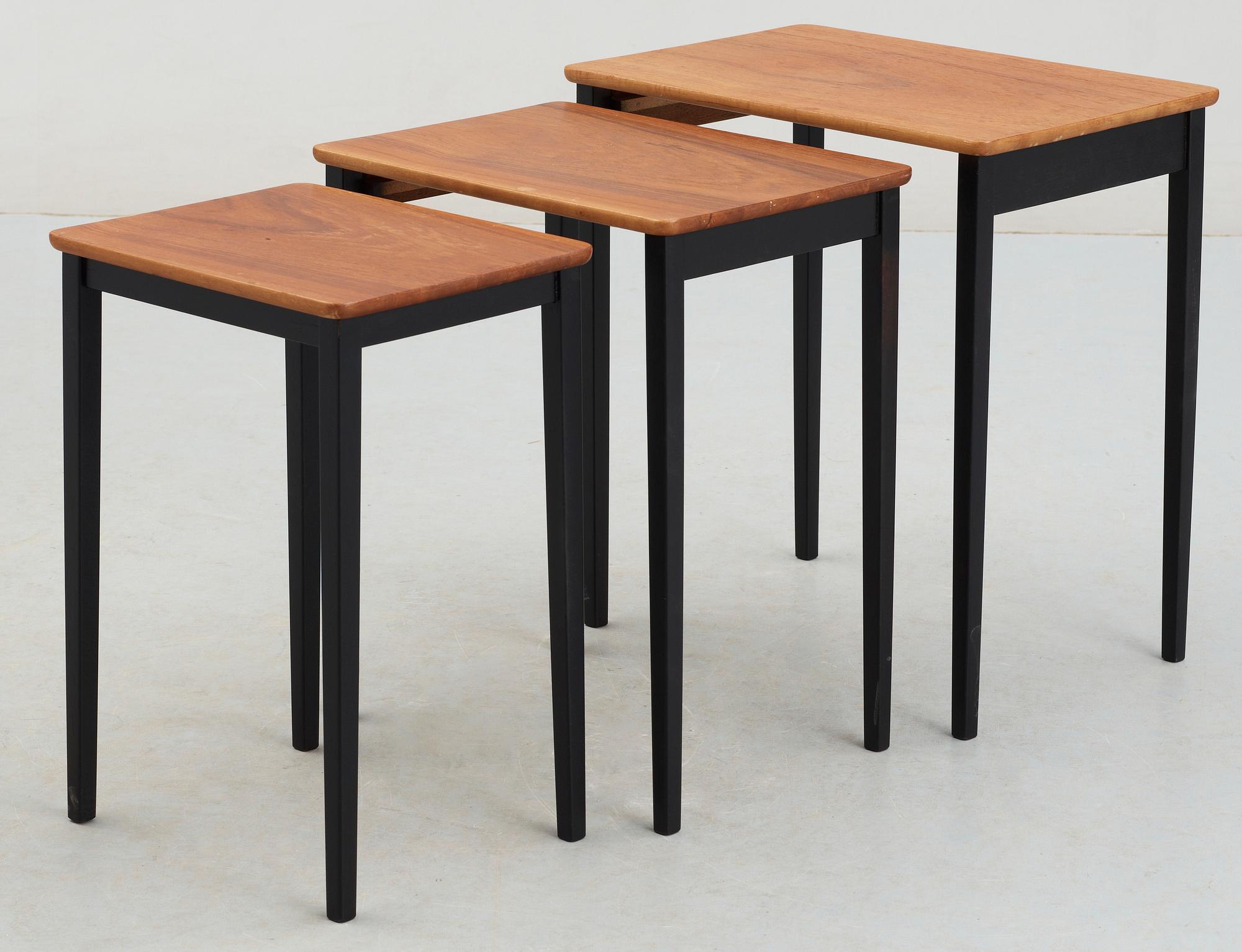 SATSBORD, 1950/60-talets mitt.