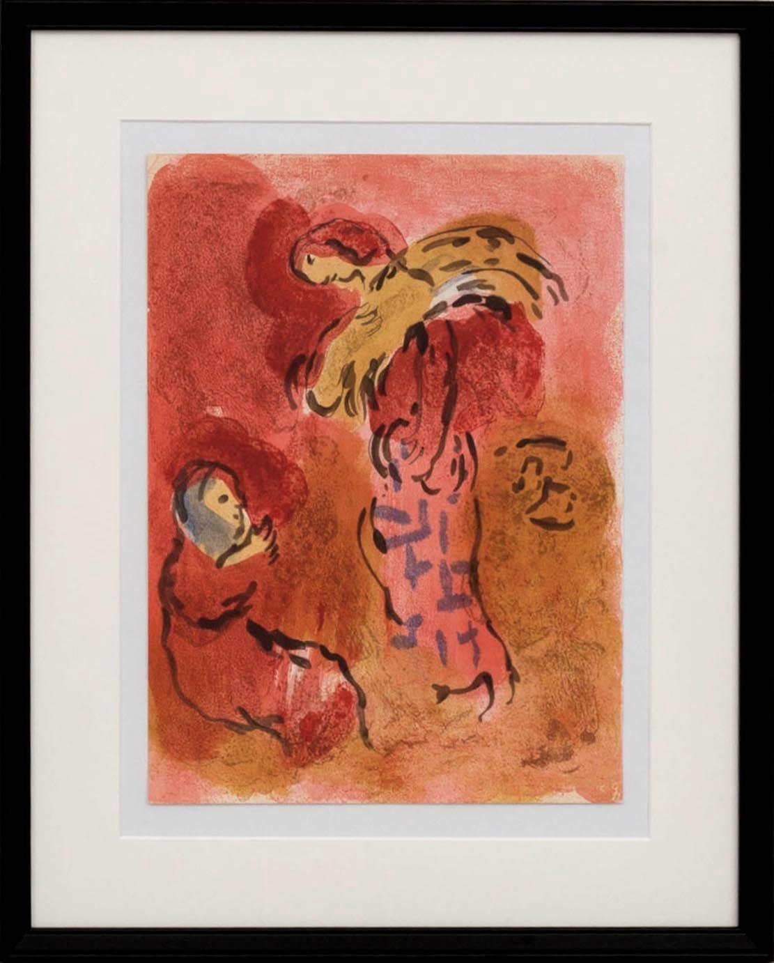 MARC CHAGALL, colour lithographe, unsigned, from Verve vol X nr 37-38 1960.