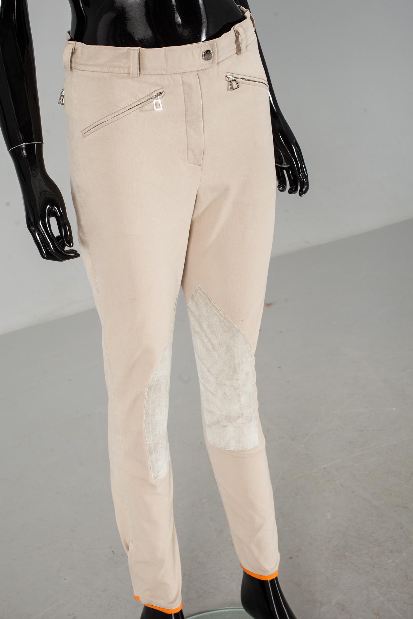 BYXOR, bomullsstretch, Hermès.