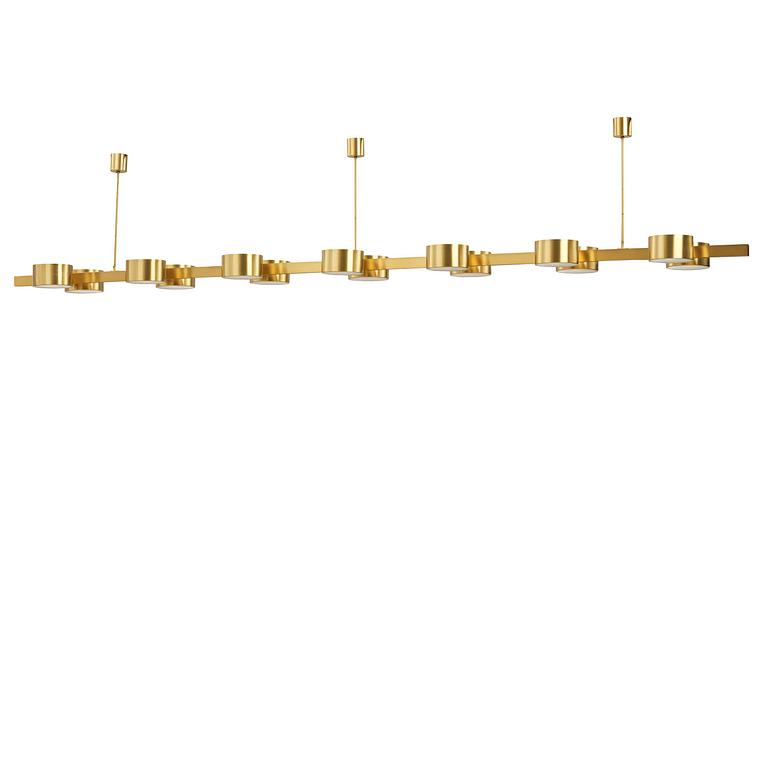 Hans-Agne Jakobsson, a monumental ceiling lamp model T 261/14, Hans-Agne Jakobsson AB, Markaryd, 1950s-60s.