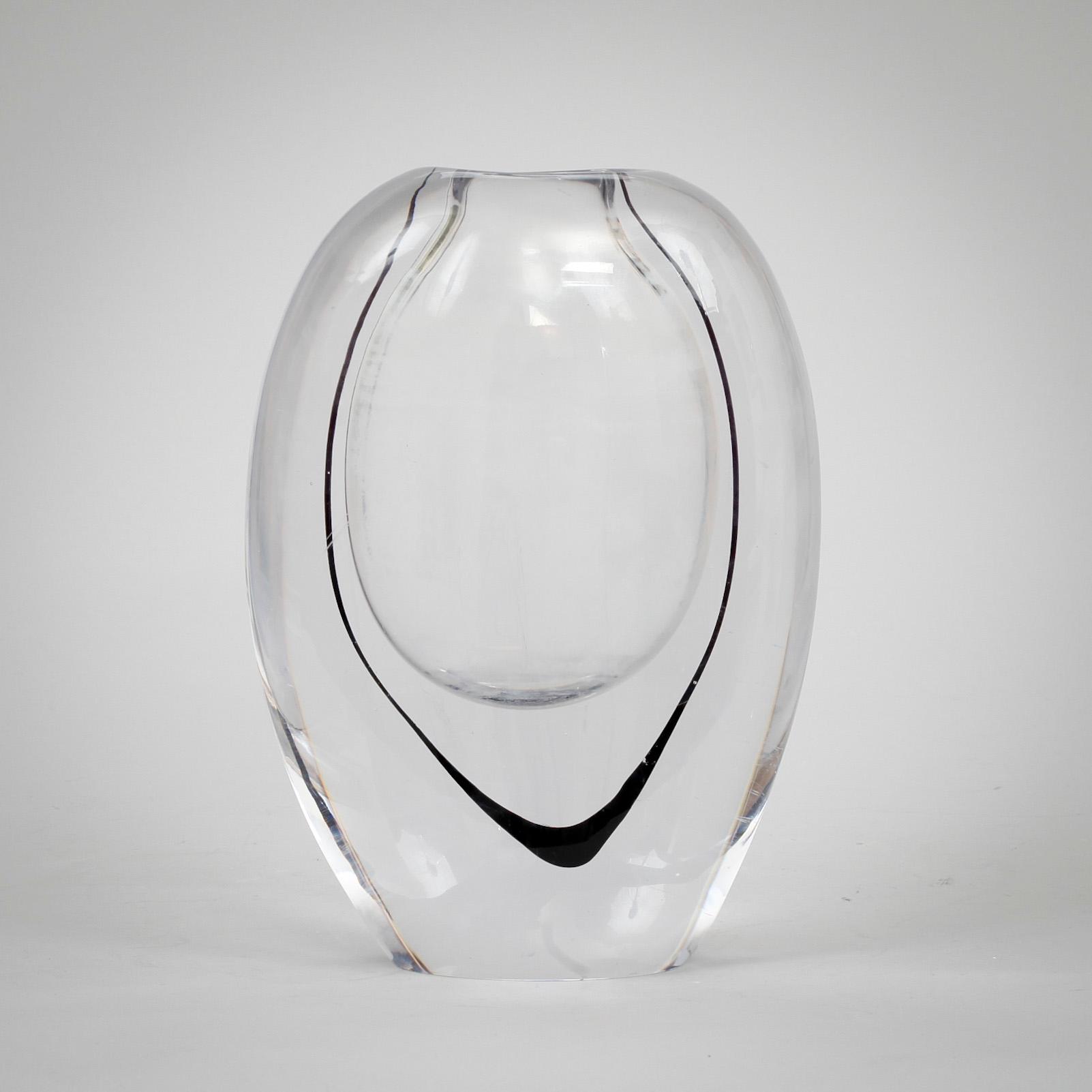VAS, glas, Vicke Lindstrand, Kosta, 1950-tal.