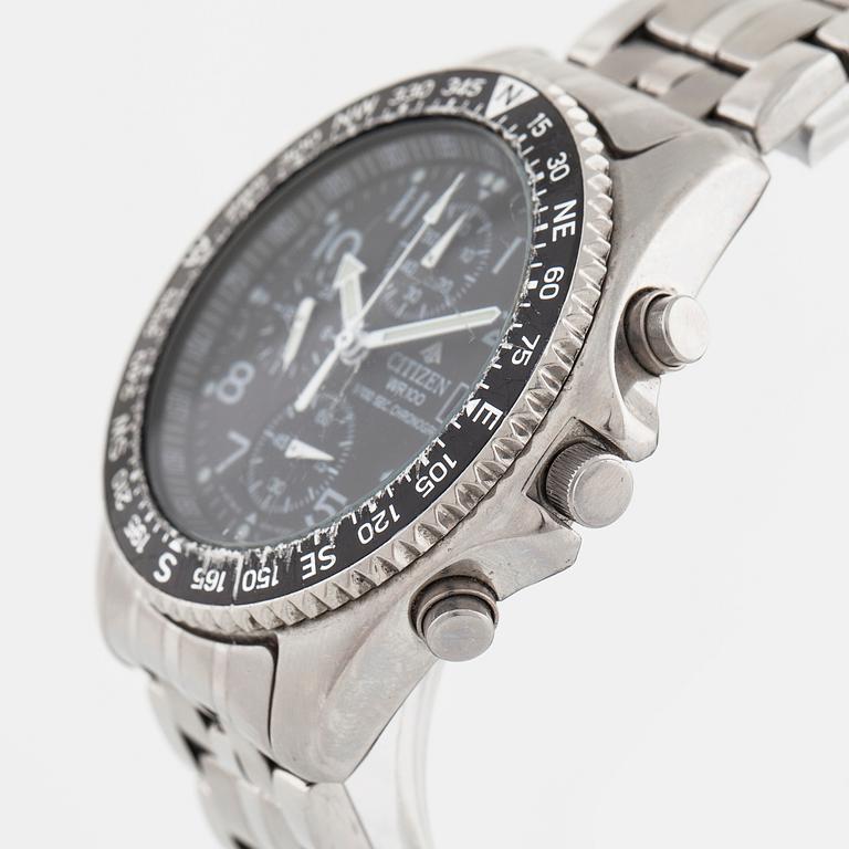 CITIZEN, WR100, wristwatch, chronograph, 40,5 mm.