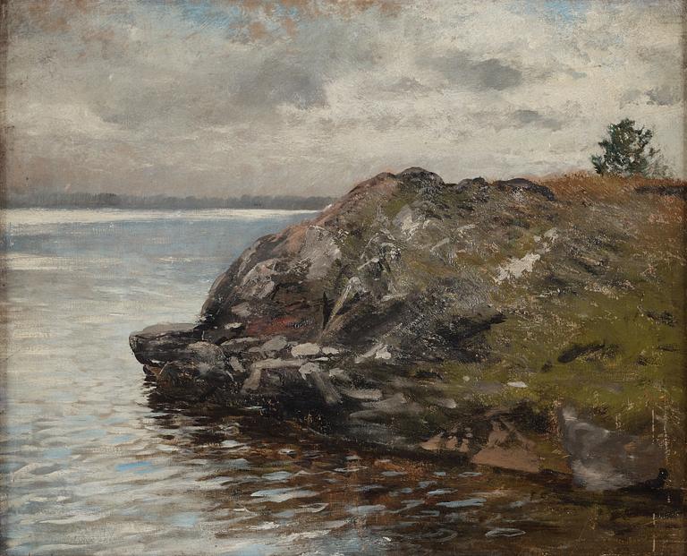 AUGUST HAGBORG, tillskriven, olja på duk, intygad a tergo av G. Hagborg.