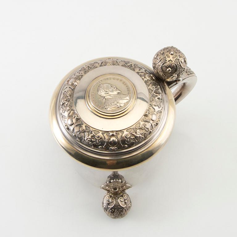 Dryckesstop Barockstil GAB Stockholm 1899 silver.
