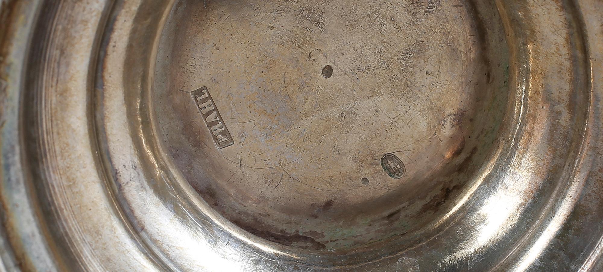 KAFFEKANNA, silver, Prahl, Köpenhamn 1870. Vikt ca 696 gram.
