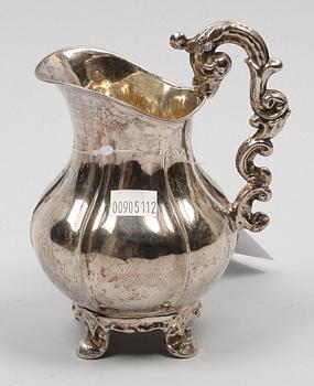 GRÄDDKANNA, silver, Erik Söderholm, Härnösand 1872.