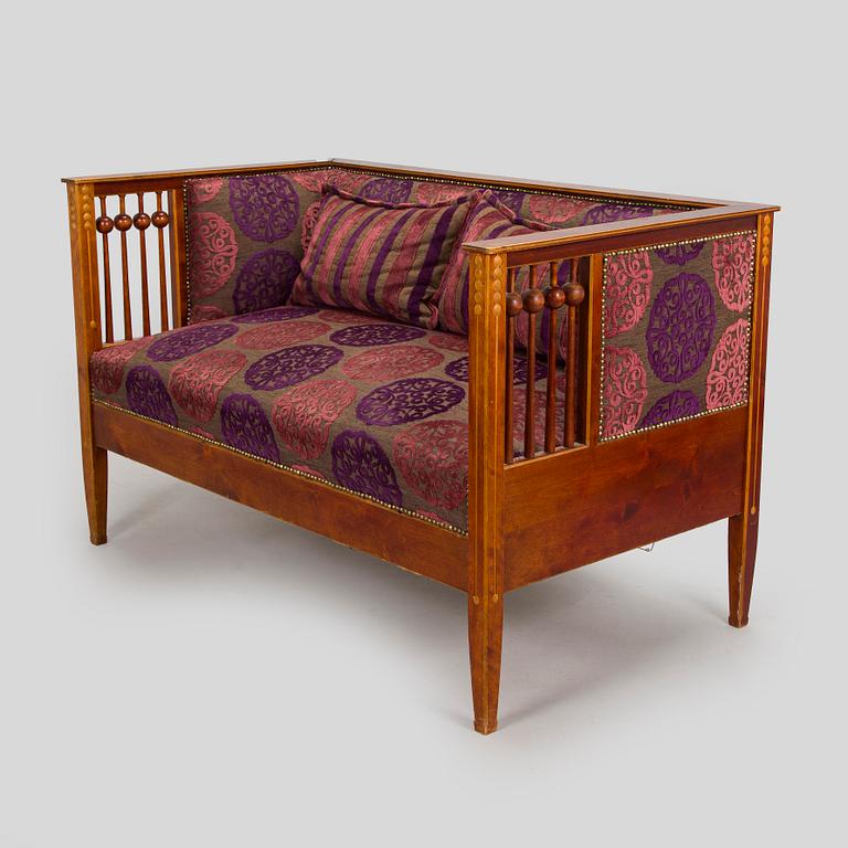 A 3-piece furniture suite, made to order for a private home, early 20th century.