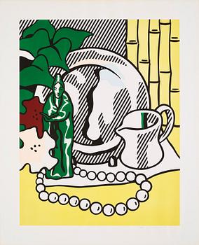 450. Roy Lichtenstein, "Still Life with Figurine", ur  Six Still Lifes.