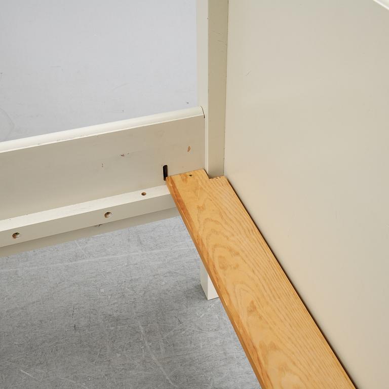 A 'Skattmansö' four poster bed, Ikea, 1990's.