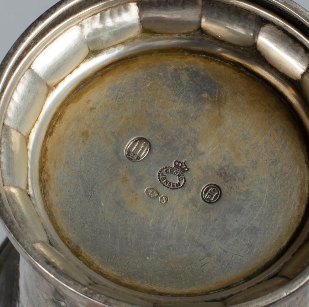 PARTI SILVER, 16 delar, bla Johan Fredrik Wolfram, Stockholm 1841.