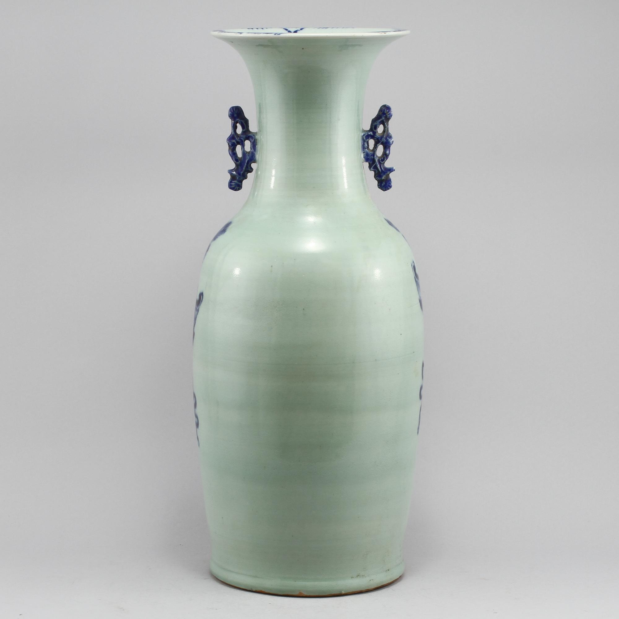 GOLVVAS, porslin, Kina, 1800-tal.