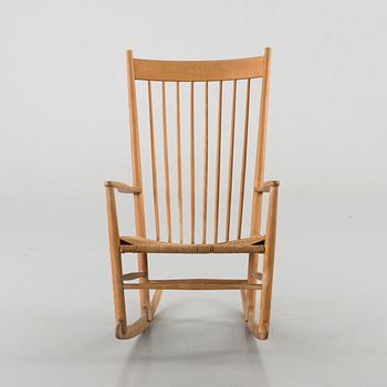 HANS J. WEGNER, gungstol, "J16", F.D.B. Møbler, Danmark.