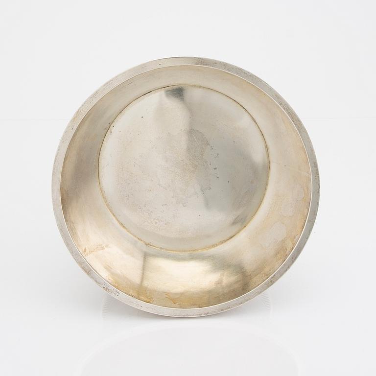 Wiwen Nilsson, skål sterling silver Lund 1947.