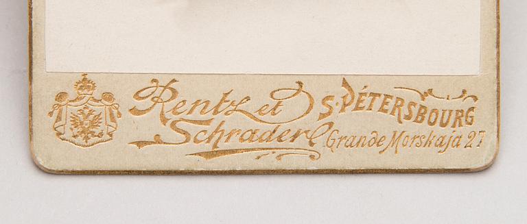 An early 20th Century Russian portrait photograph of Henrik Wigström.