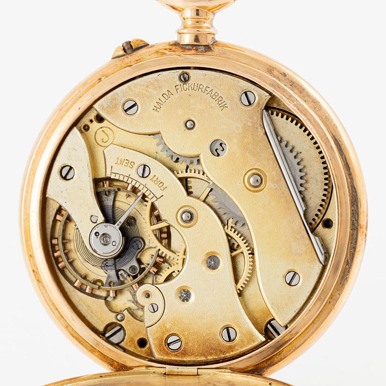 Halda, pocket watch, 40 mm.