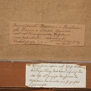OKÄND KONSTNÄR, olja på duk, 1800-tal.