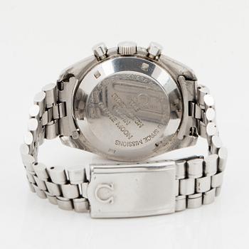 OMEGA, Speedmaster, chronograph, "Straight Writing", "Tachymeter Base 1000".