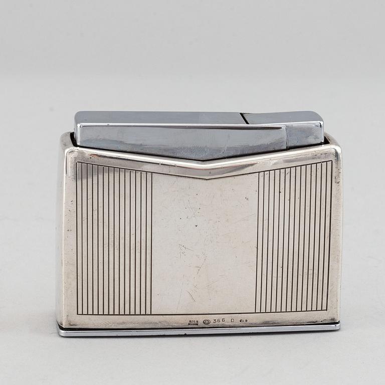 Sigvard Bernadotte, a sterling silver table lighter, Georg Jensen.