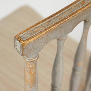 A pair of Gustavian chairs by C. J. Wadström (master in Stockholm 1788-1816).