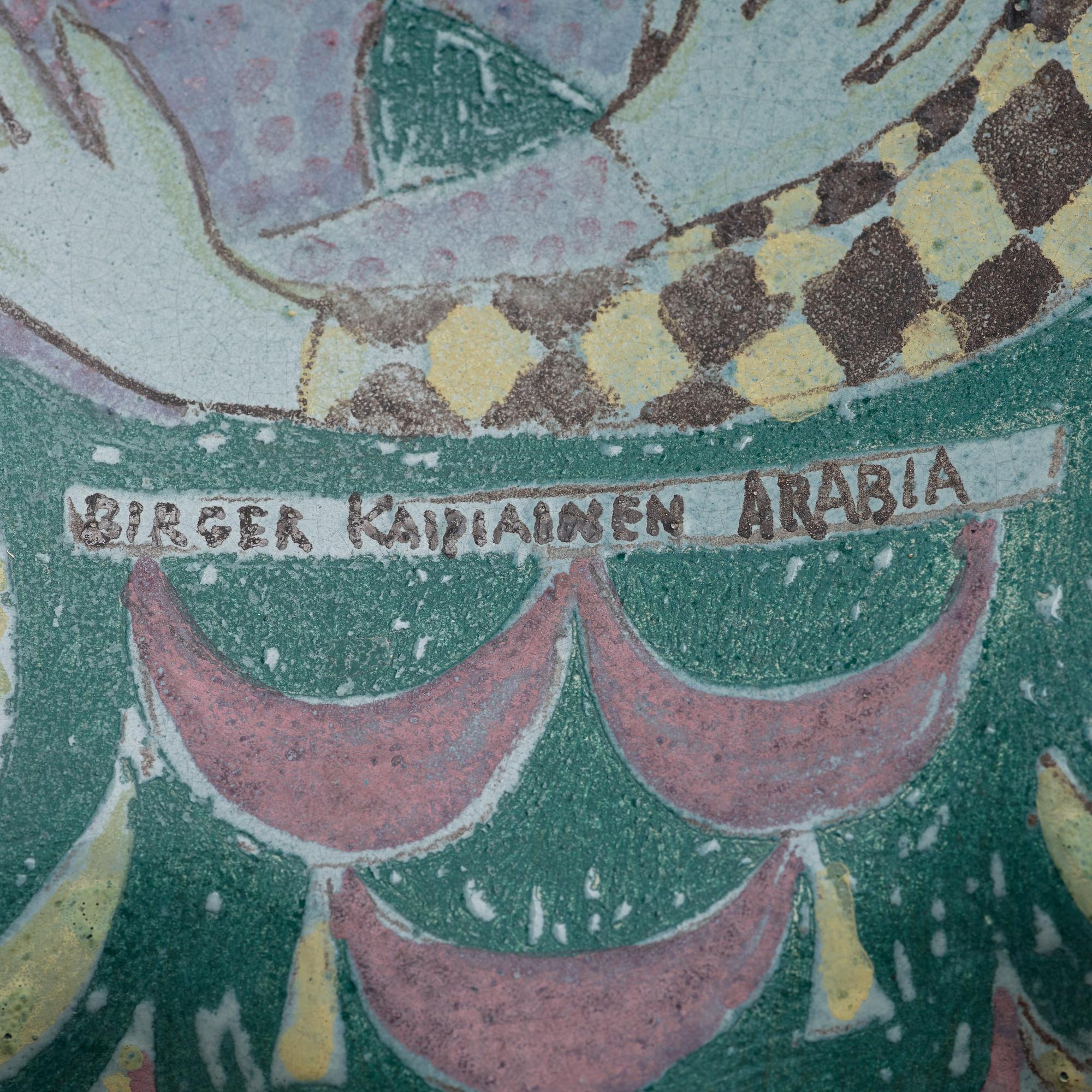 Birger Kaipiainen, skålfat, Arabia, Finland, 1940-50-tal.