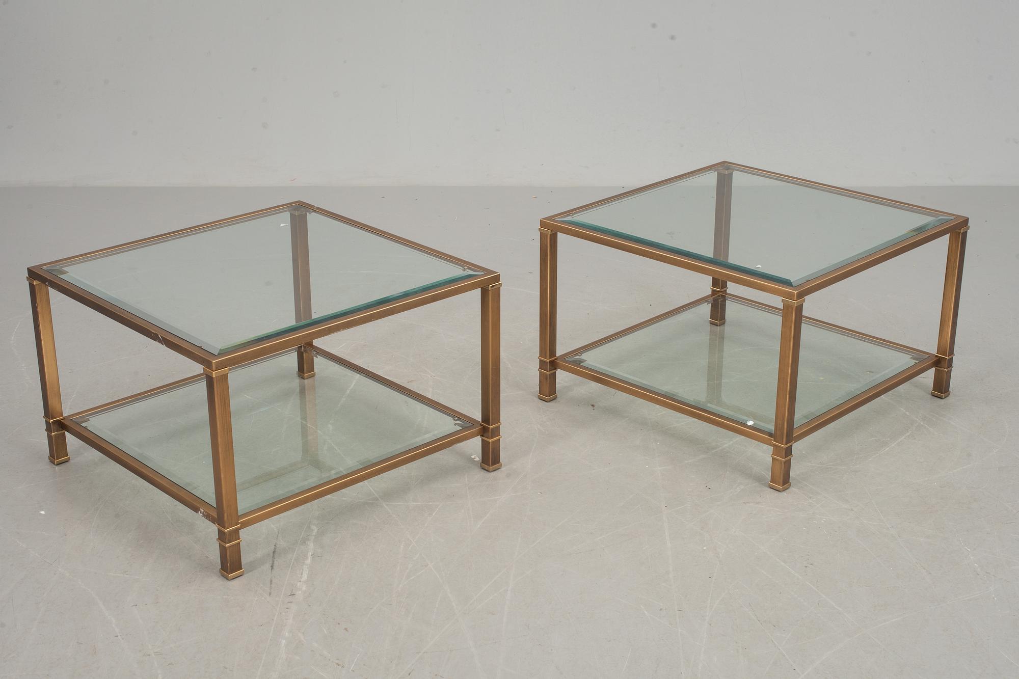 SOFFBORD, ett par, 1900-talets sista fjärdedel.