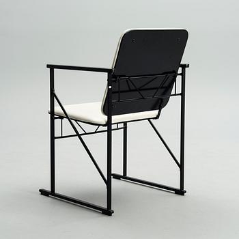 YRJÖ KUKKAPURO, A CHAIR AND TABLE. Avarte. 1980s.