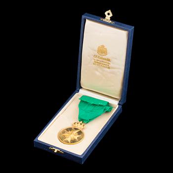 The Swedish VASA MEDAL, 18ct/23ct gold, 1974.