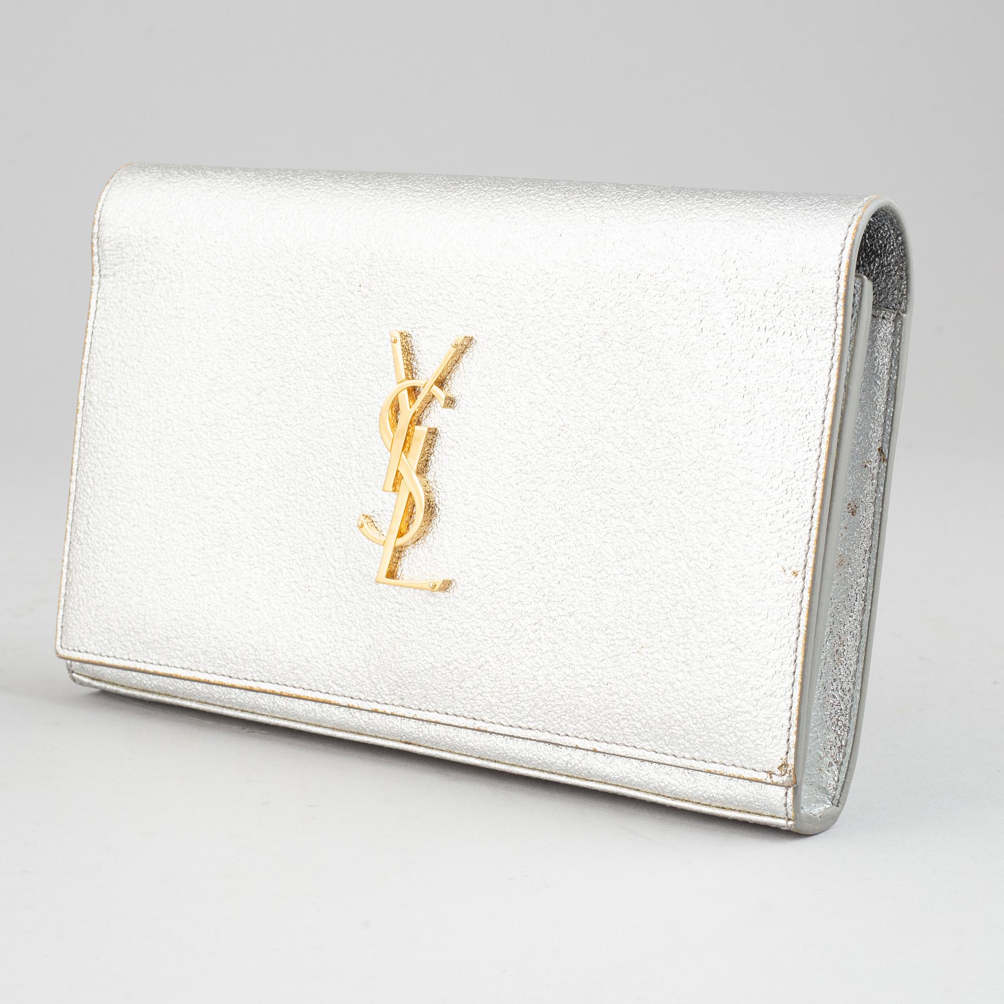 Yves Saint Laurent, a clutch.