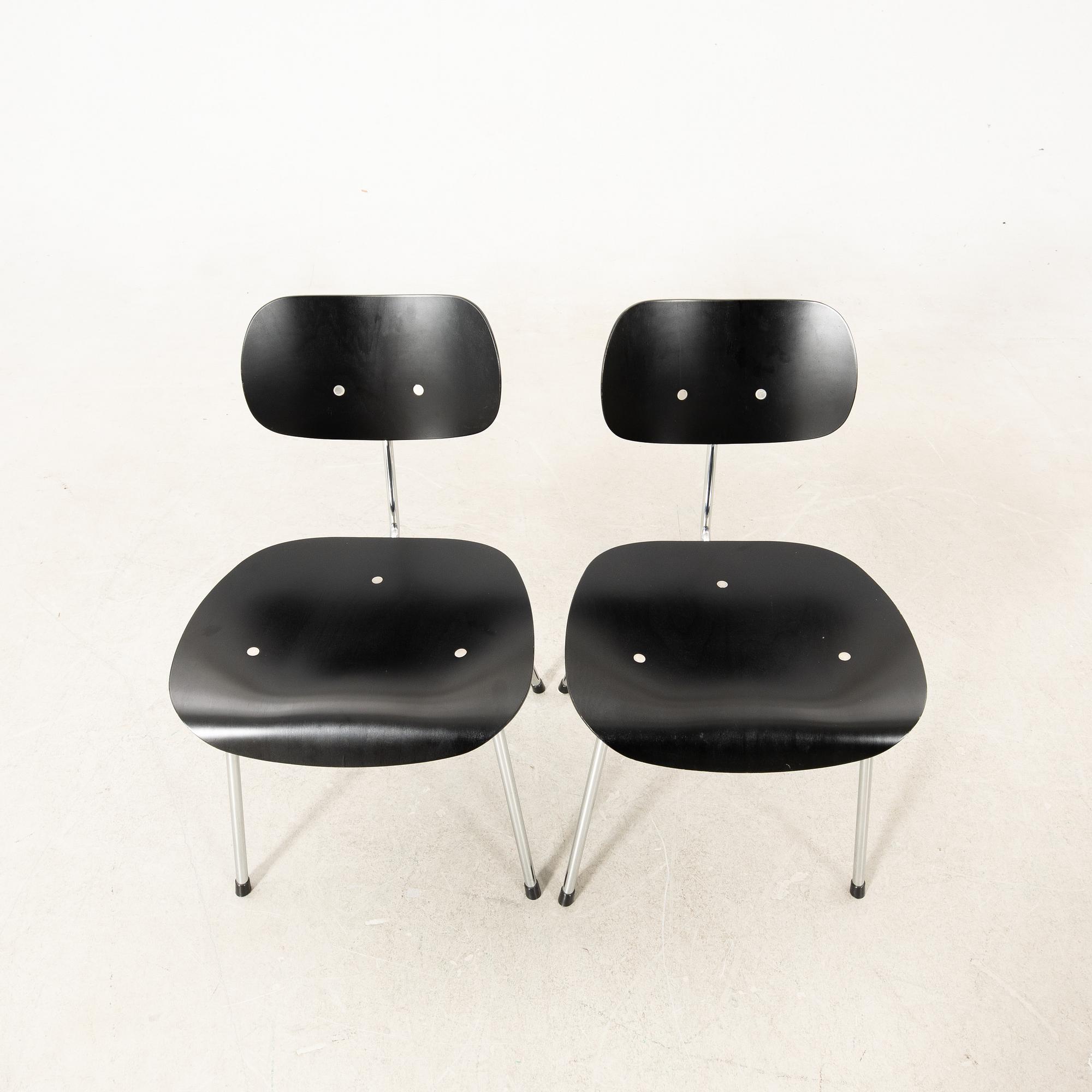 Egon Eiermann, chairs 4 pcs "SE 68", Wilde & Spieth 2000s.