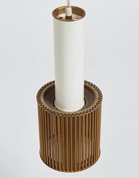 Alvar Aalto, a pair of ceiling lamps, model "A 111", Valaistustyö, Finland, 1950s.