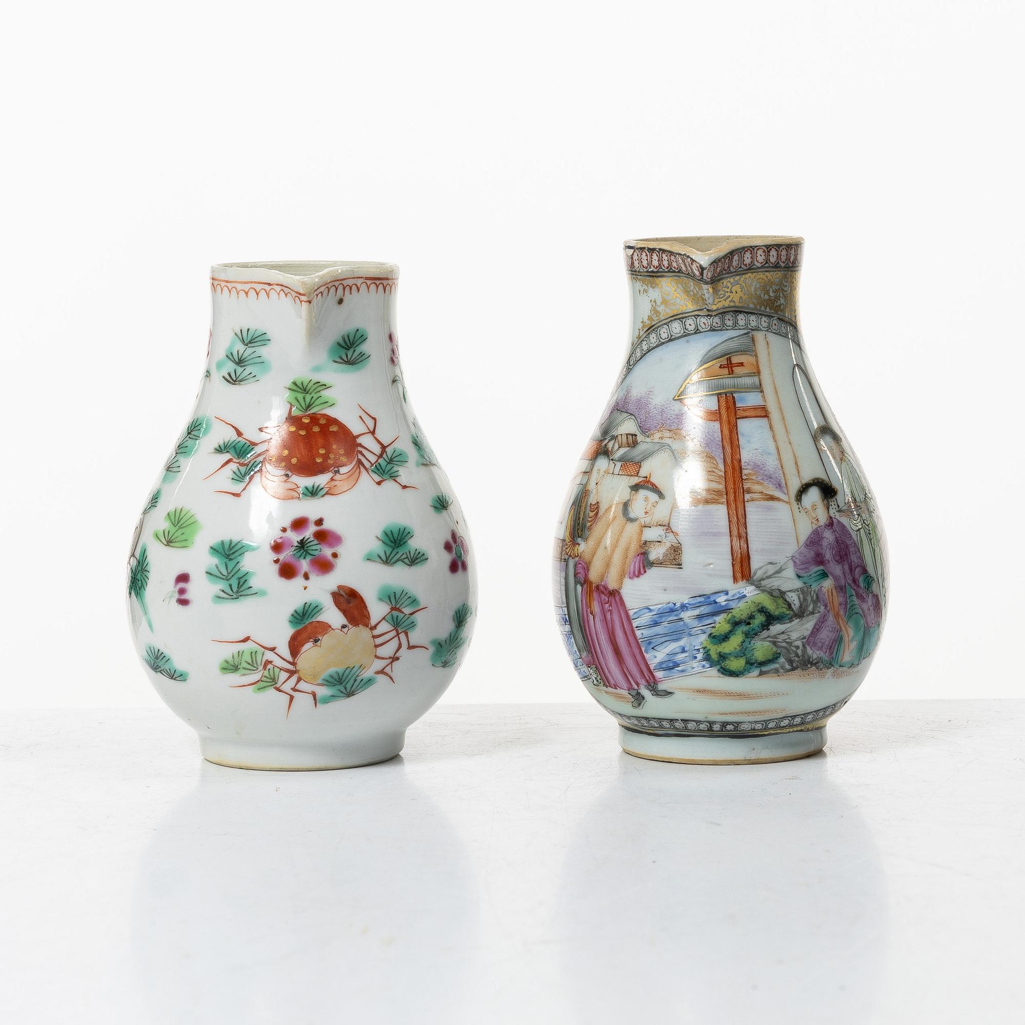 A group lot of Chinese Export porcelain, Qing dynasty, 18th century.  (6 pieces).
