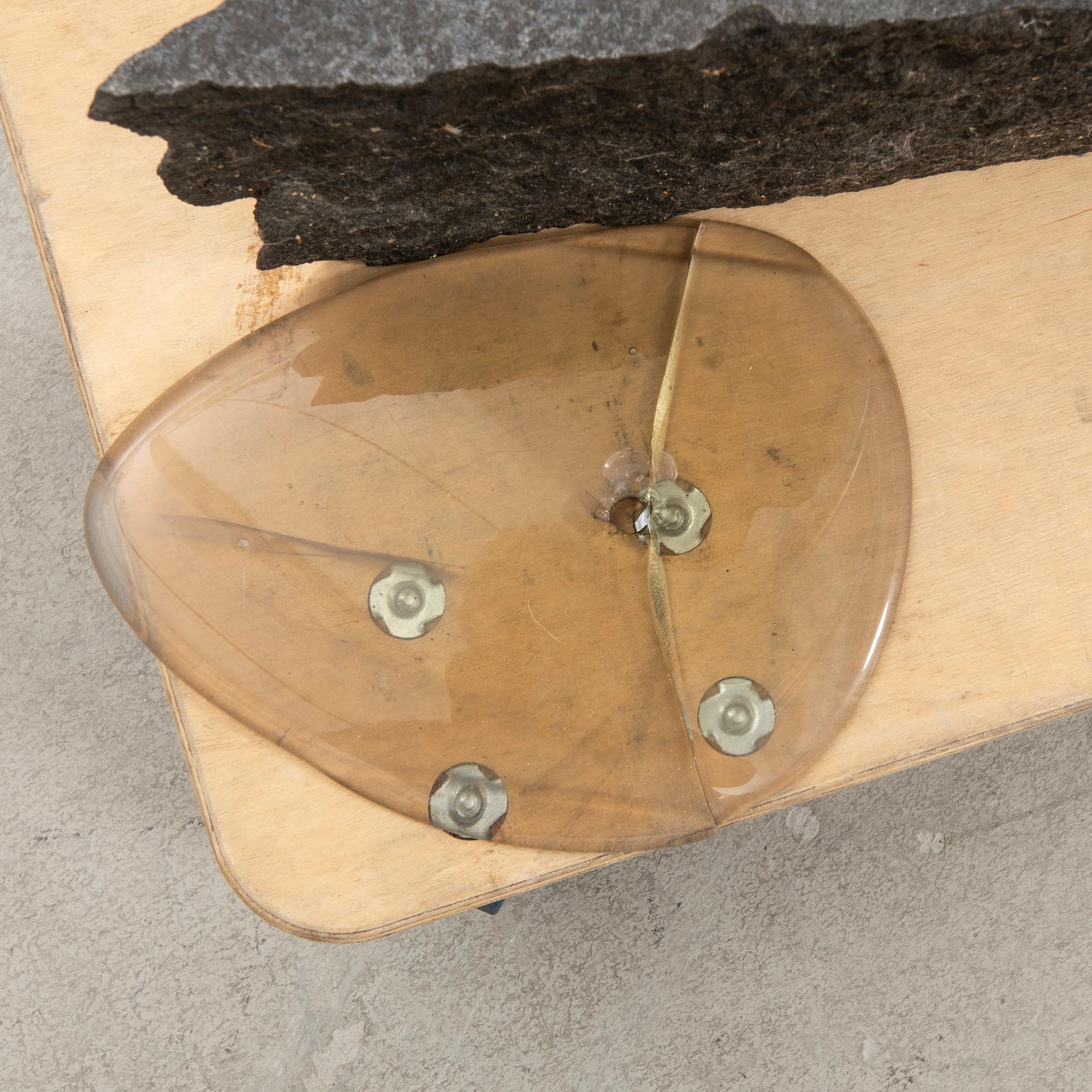 Birgitte Linde, sculpture glass and stone.