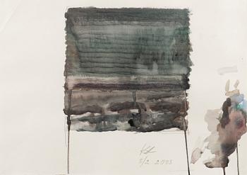 KUUTTI LAVONEN, water colour, signed and dated 5/2 2003.