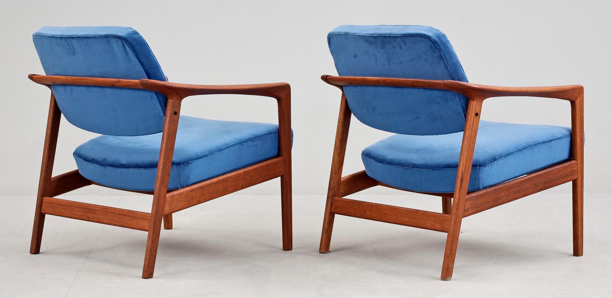 FÅTÖLJER, Folke Ohlsson, för Dux, 1960-tal.
