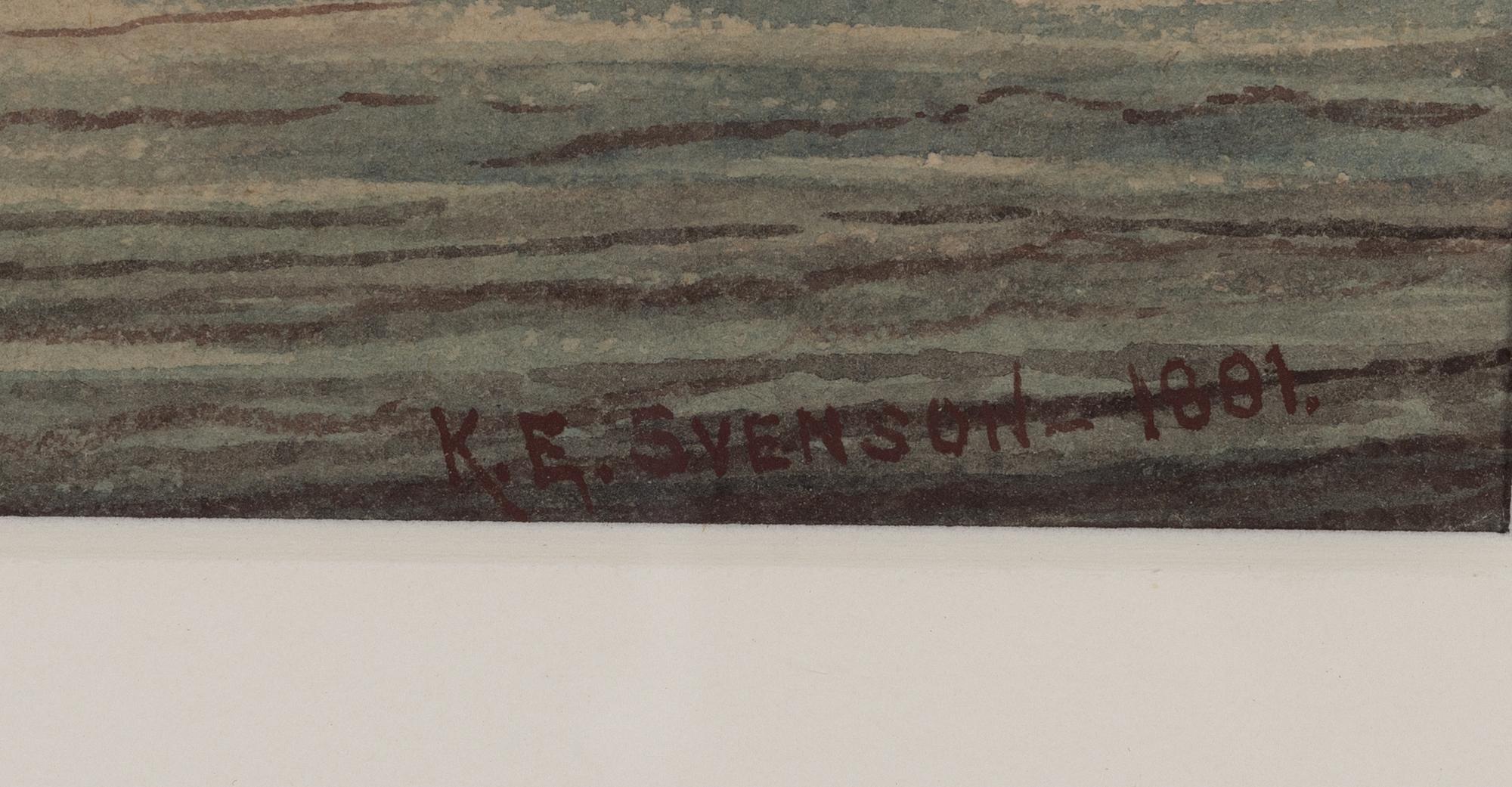 K. E. Svensson, Kanonbåt, möjligen "Skagul".