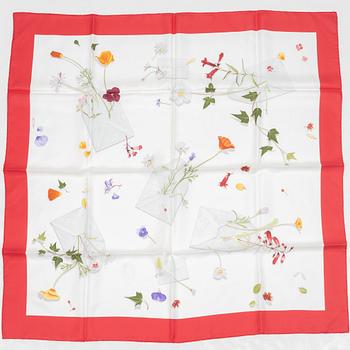 Hermès, scarf, "Des Fleures Pour le Dire".