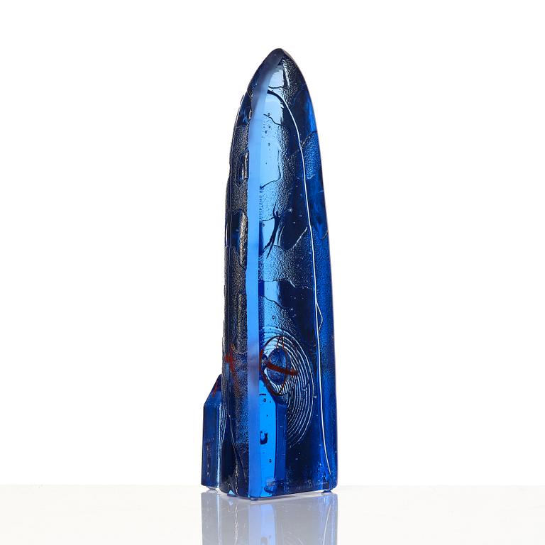 Bertil Vallien, sculpture, "The sky is the limit", glass, Kosta Boda.
