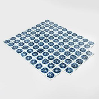 Hilkka-Liisa Ahola, 95 ceramic tiles for Arabia 1960s.