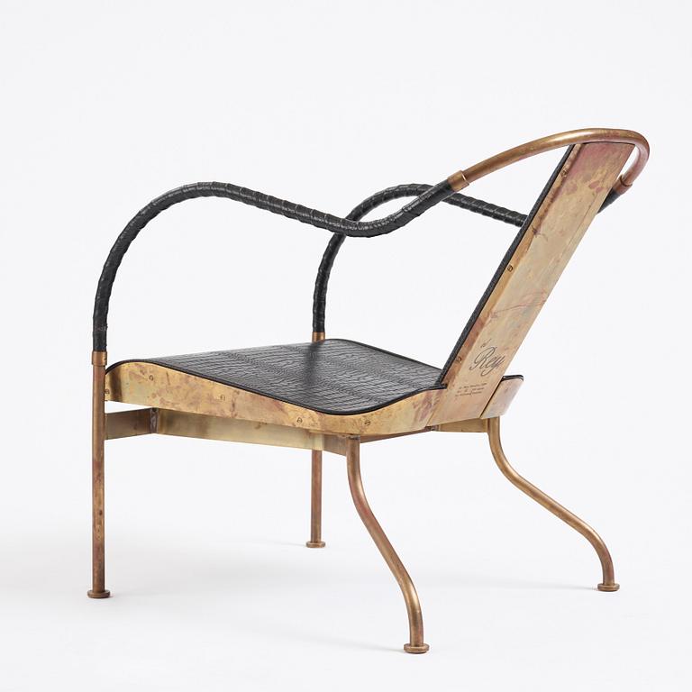 Mats Theselius, an 'El Rey' armchair, ed. 35/360, Källemo, Sweden, post 1999.