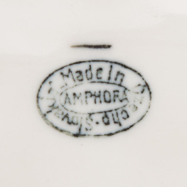 An Amphora porcelain figurine 2882, impressed mark Strasser Wien.