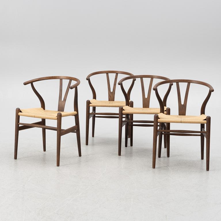 Hans J. Wegner, 4 pcs, "Y Chair/CH24", Carl Hansen & Son, Denmark.