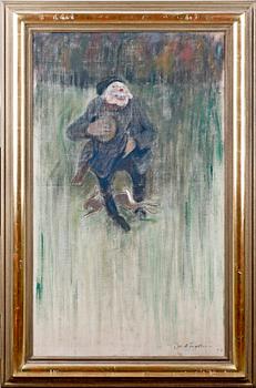 ALBERT ENGSTRÖM, olja på duk, signerad.