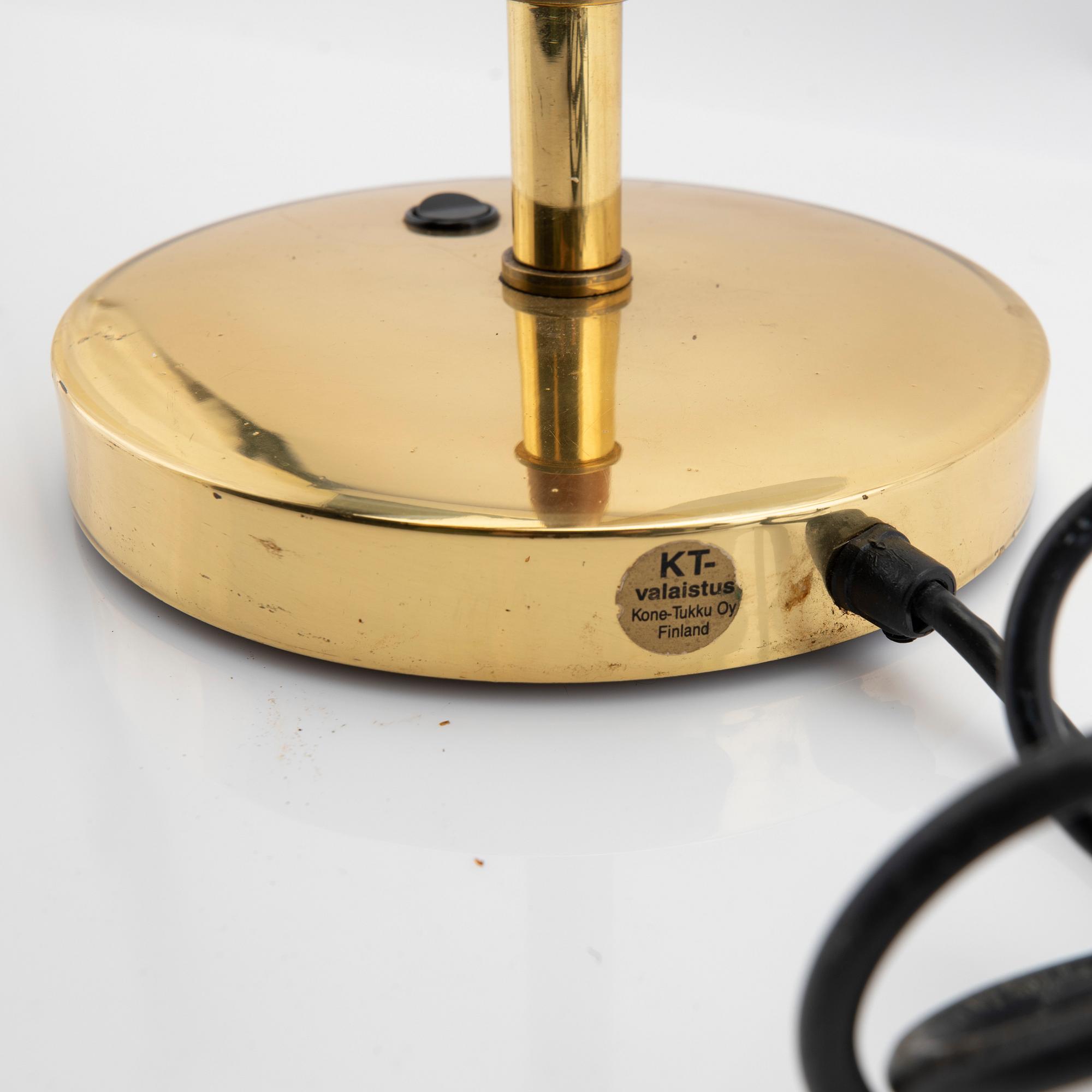 Table lamp, KT-Valaistus, Kone-Tukku Oy, Finland, second half of the 20th century.