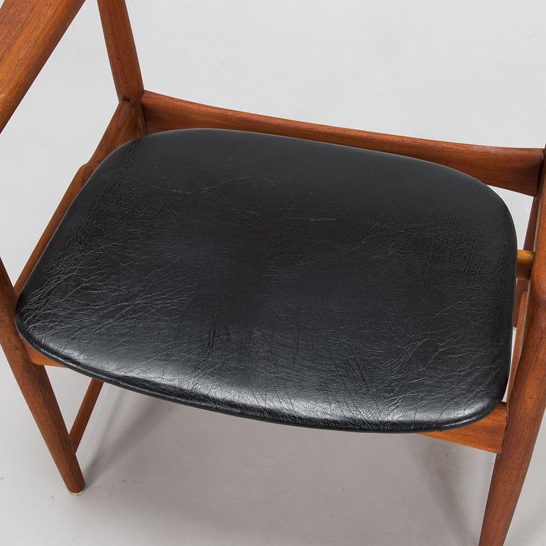 A teak armchair by Arne Hovmand-Olsen for Jutex, Denmark, 1950's.