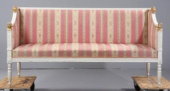 SOFFA, sengustaviansk stil, runt sekelskiftet 1800/1900.