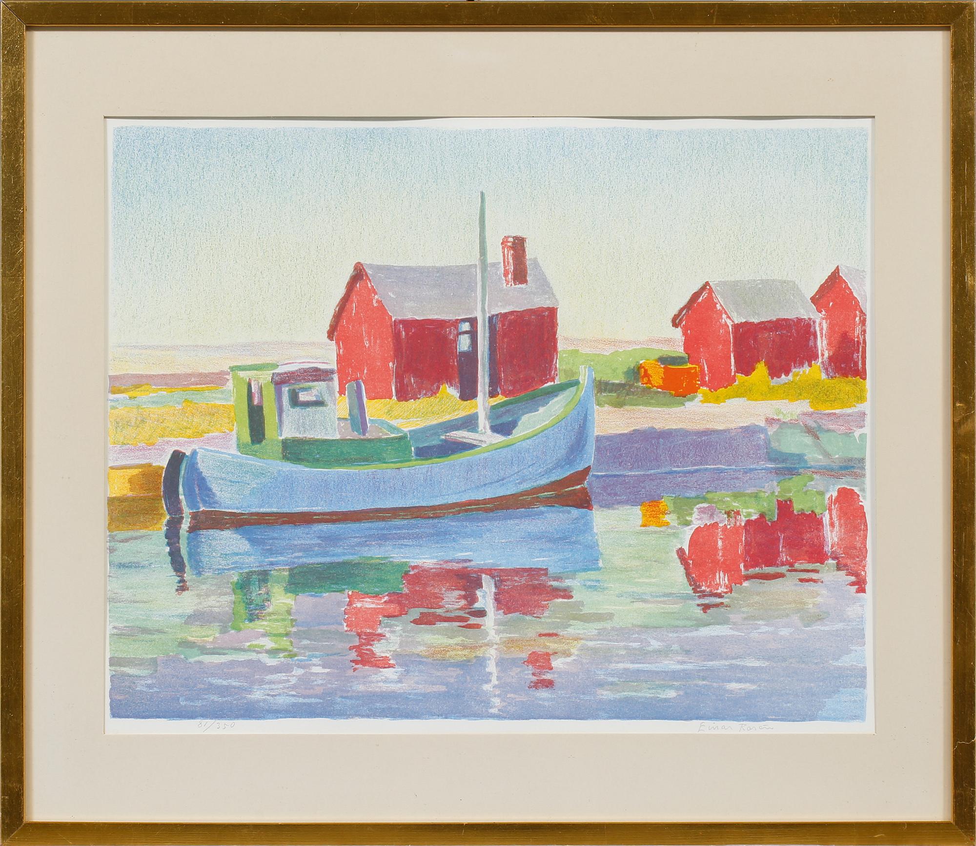 EINAR ROSÉN, färglitografier, ett par, signerade och numrerade 81/350 respektive 297/350.