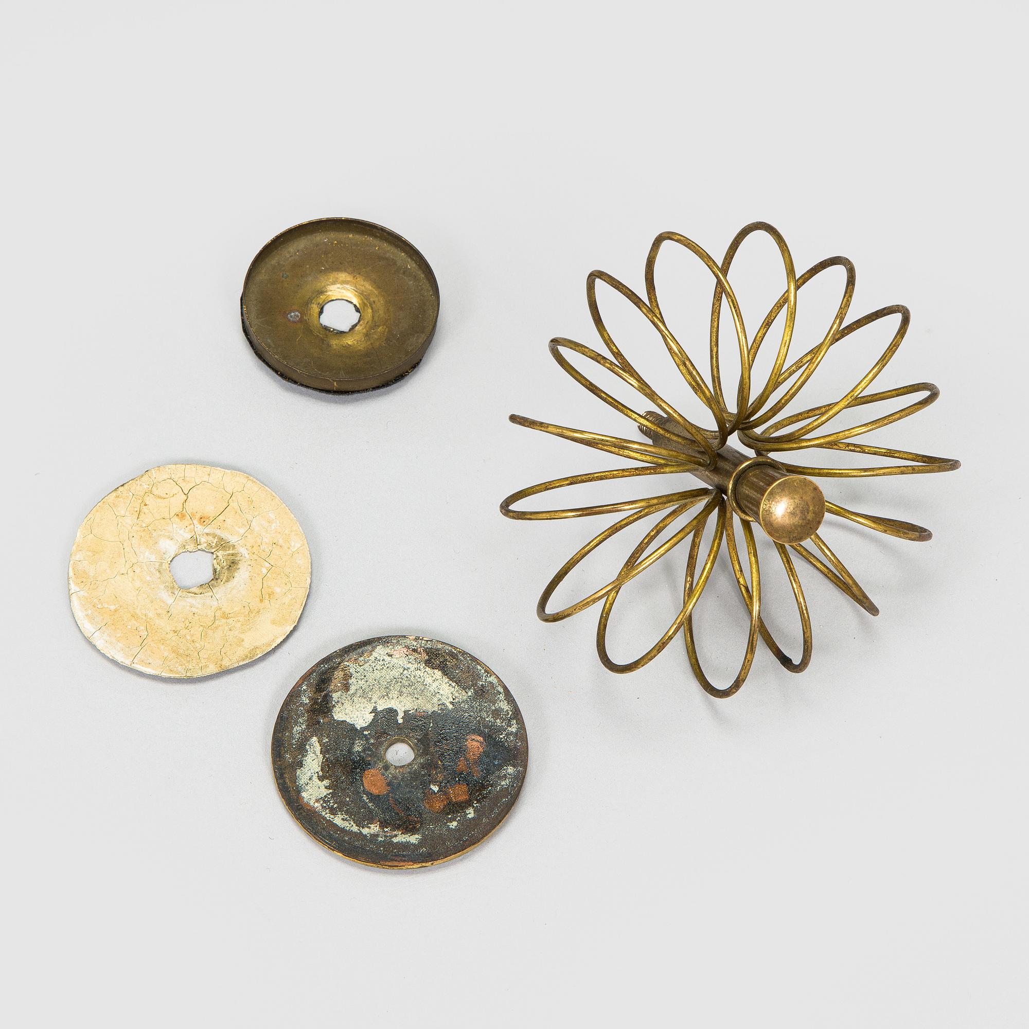 Paavo Tynell, a mid-20th century ceiling light for Taito, Finland.