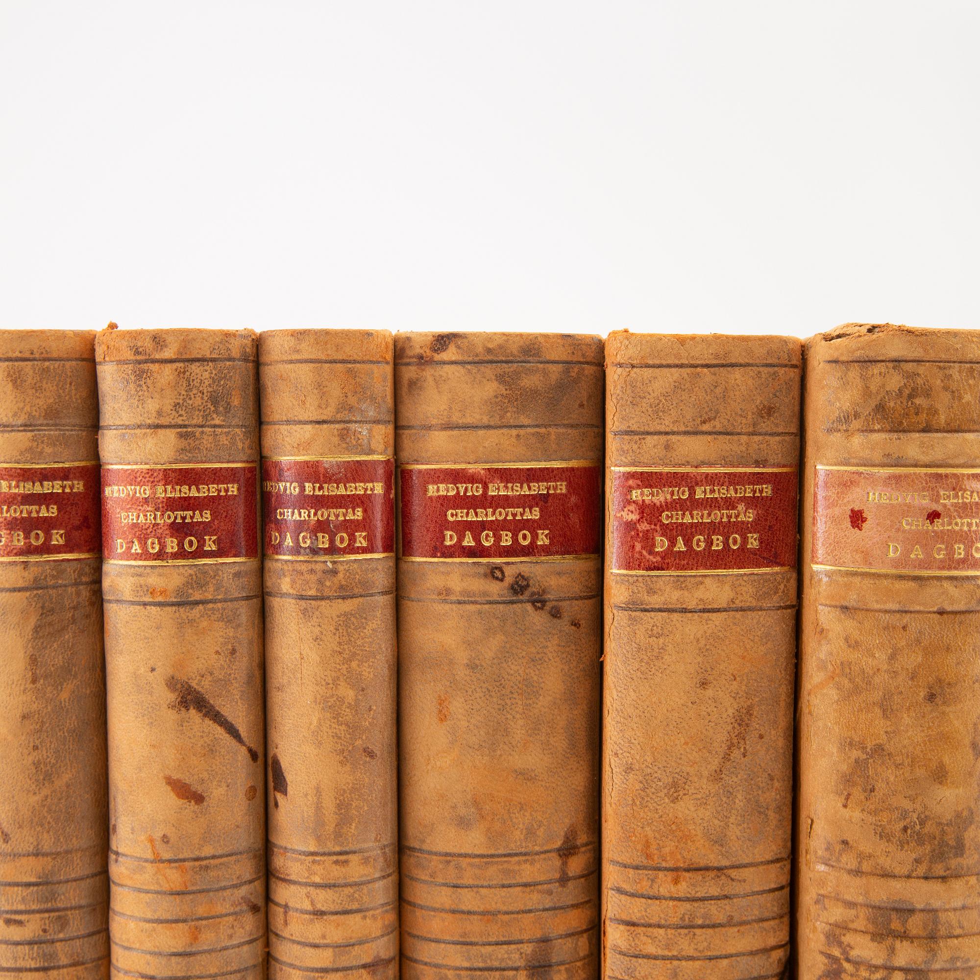 Book series, 9 volumes "Hedvig Elisabeth Charlotta's Diary".