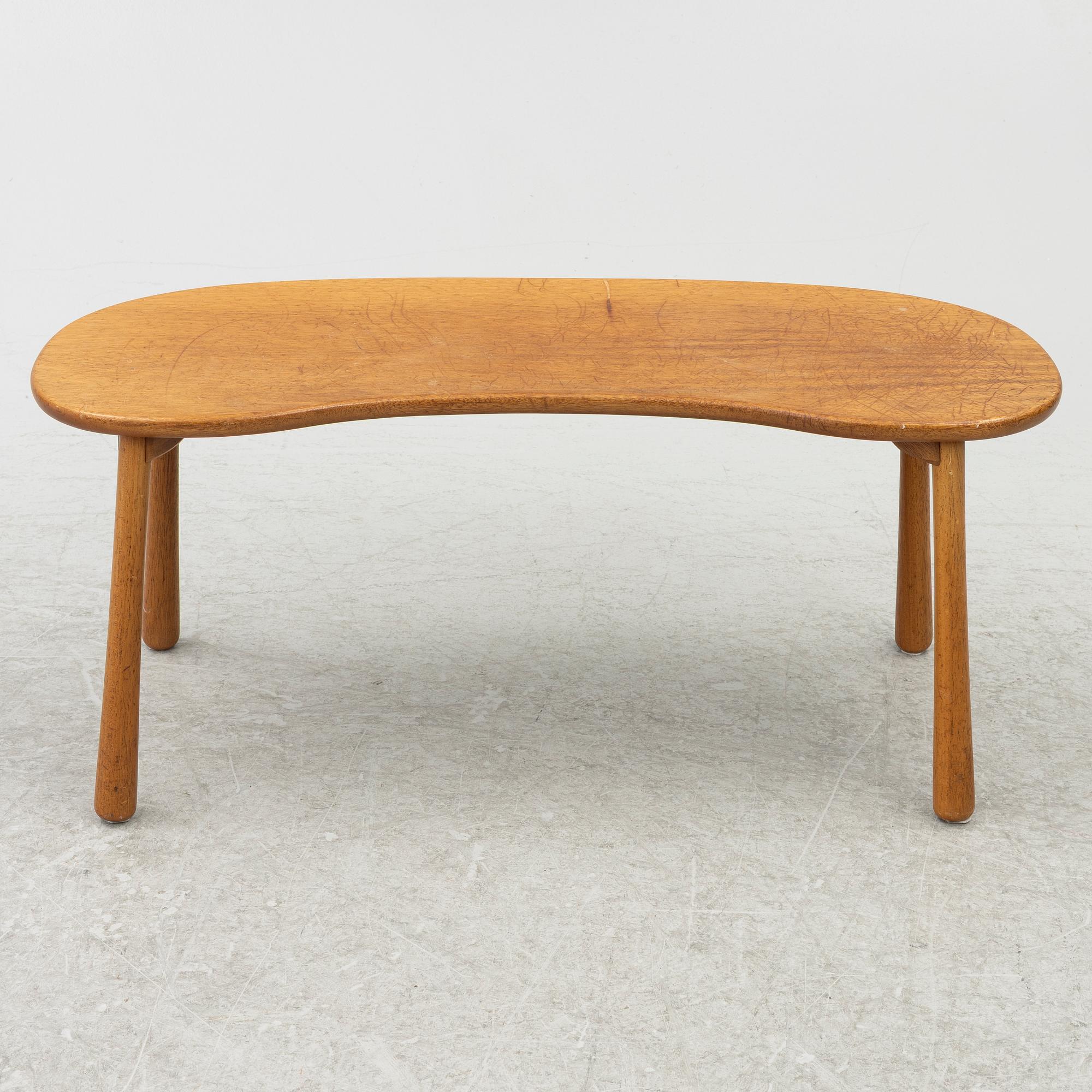 Josef Frank, stool model B1034, "The Milk Stool", Svenskt Tenn, after 1985.